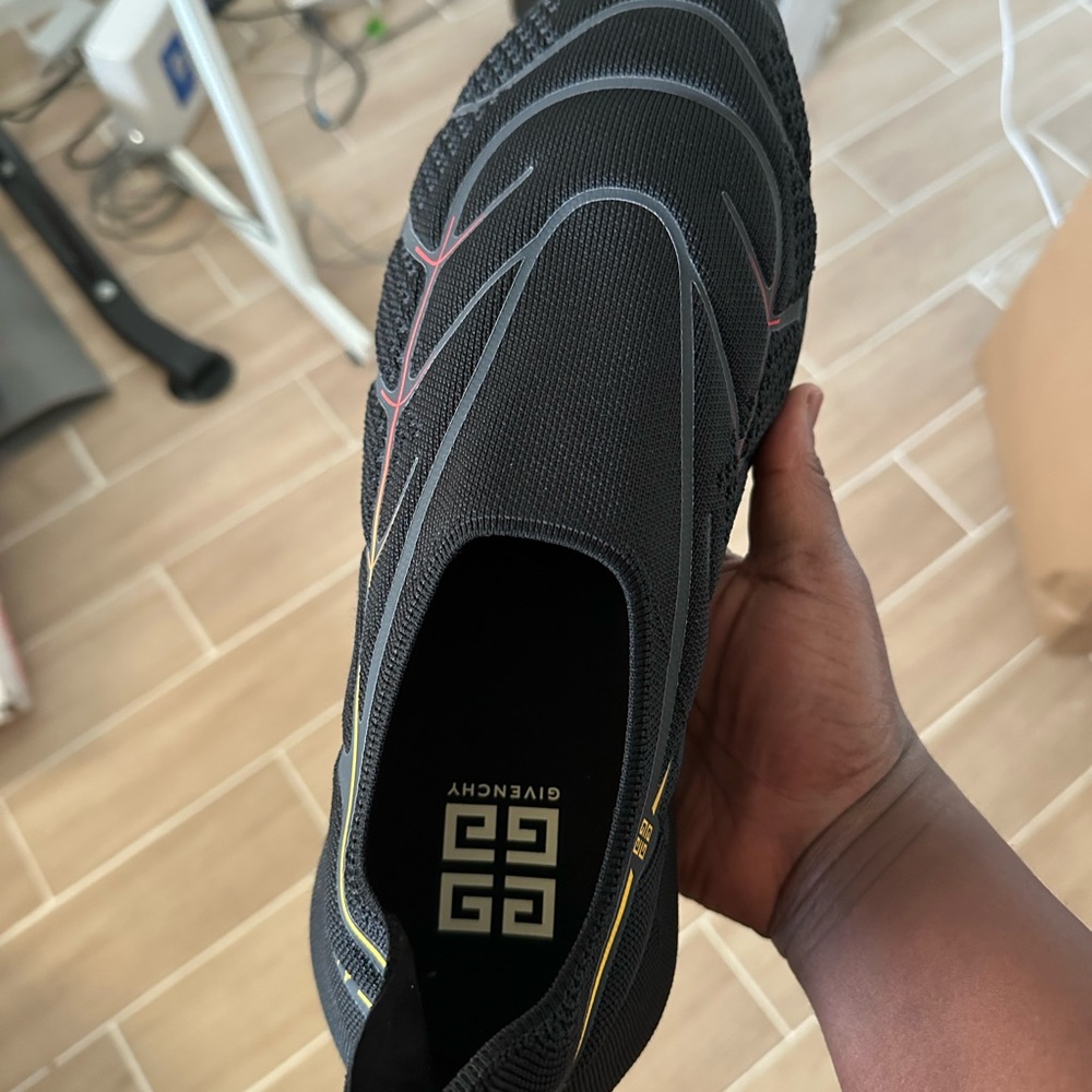 Givenchy Black and Pink Sneakers